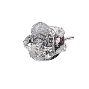 High Quality Natural Rose Dipped In Pure Silver Finishing 24k Gold Plated Rose Gift For Anniversary <b>Valentines</b> Day Wedding Decor - Product Image 4