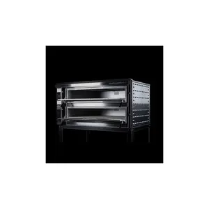 Four à pizza électrique italien Structure en acier inoxydable pour un usage commercial restaurants hôtels fours multiples - Product Image 1