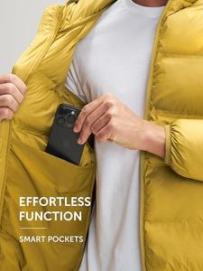 แจ็คเก็ตบอมเบอร์ผู้ชายคุณภาพสูง 100% โพลีเอสเตอร์ แบบมีซิป  พร้อมบริการสกรีนโลโก้  คอตั้ง กันน้ำ สำหรับฤดูหนาว สไตล์ลำลอง - Product Image 6