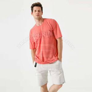 Camisetas extragrandes de algodón 100% de la mejor calidad para hombre, estampado personalizado de talla grande, patrón sólido, venta al por mayor de proveedor de Pakistán - Product Image 2