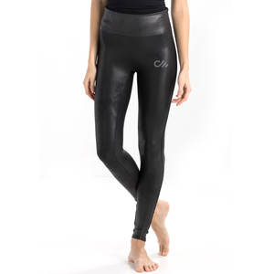 Leggings de Cuero de Cintura Alta para Mujer, Nuevo Estilo, el Mejor Diseño, Leggings de Punto con Costuras, para Gimnasio, Deporte, Fitness, Yoga - Product Image 2