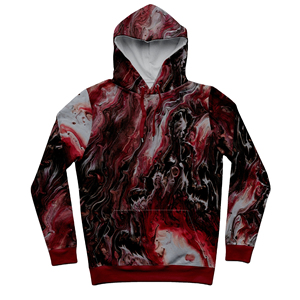 Venta al por mayor de mezcla de algodón Sudadera con capucha All-Over Printed Custom Full Printing Plain Pullover bordado Winter Hoodie - Product Image 1