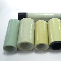 Tuyaux en plastique renforcé de fibres de verre (FRP) pour applications municipales, pétrolières, gazières et électriques ; résistants à la corrosion, grand diamètre
