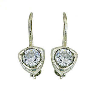 Pendientes de Cristal, Plata de Ley 925, Circonita Cúbica, Pendientes Largos para Mujer, Regalo - Product Image 1