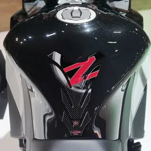 Adesivo Protettivo 3D Personalizzato con Logo Rosso per Serbatoio Moto Kawasaki Z750 Z1000, per Decorazione - Product Image 5