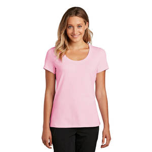 Camisetas lisas con serigrafía de logotipo personalizado para mujer - Product Image 4