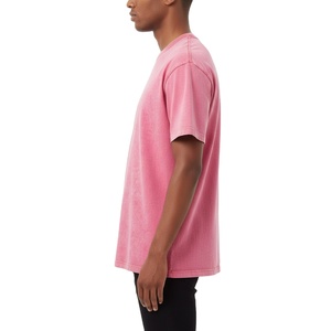 T-shirt Homme Oversize Personnalisé Imprimé en Gros Usine, Couleur Unie Été 230G, T-shirt Vierge Décontracté, Service OEM - Product Image 4