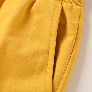 Pantalones cortos de verano ligeros transpirables informales versátiles para hombre cómodos cintura elástica 100% algodón patrón sólido venta en línea - Product Image 5