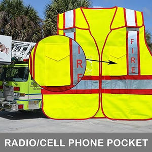 Chaleco DE SEGURIDAD reflectante de alta calidad Hi Vis Reflector Jacket con logotipo personalizado - Product Image 6