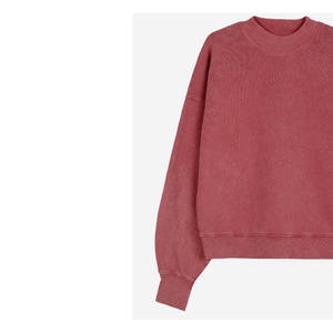 Mode col rond 100% coton hiver impression numérique Street Style unisexe pull sweat - Product Image 3