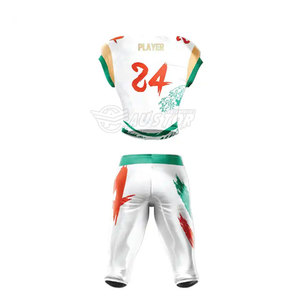 Dernier design personnalisé, uniforme de football américain respirant, grande taille, 100% polyester, prix direct usine en gros - Product Image 2