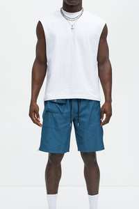 Shorts d'été décontractés à séchage rapide, légers, 100 % coton, respirants et confortables, grande taille, pour hommes, fitness et musculation - Product Image 2