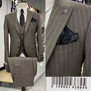 Nouveau Costume pour Homme 2025 Fabriqué en Turquie Coupe Ajustée de Haute Qualité pour Mariage - Product Image 4