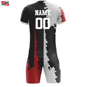 Nuevo estilo combinación de colores conjunto de uniformes de fútbol personalizado sublimación completa uniformes de fútbol Jersey Kit conjuntos logotipo personalizado - Product Image 4