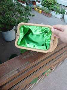 Pochette d'été en paille faite à la main pochette d'été au crochet sac de plage personnalisé raphia sac fourre-tout en osier sac à main tendance sac à main doublé - Product Image 5