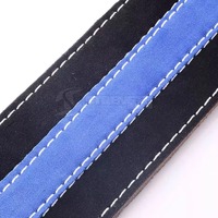 Ceinture de musculation réglable personnalisée en cuir PU, rembourrée de 6 pouces, pour soutien lombaire, idéale pour la musculation et le powerlifting