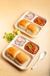 Juego de Vajilla Desechable Cuadrada de 9 Pulgadas a Prueba de Fugas con Tapa, 100% Natural de Bagazo de Caña de Azúcar, Estilo Moderno, 100 Piezas - Product Image 4