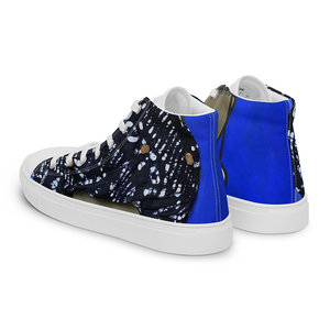 Iya Mapo scarpe espadrillas in tela alta da donna con plateau retrò plantare in Mesh traspirante che aumenta per l'estate autunnale - Product Image 4