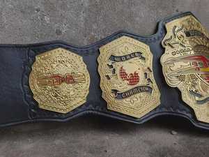 Ceinture de championnat de lutte Ronpex International sur mesure avec plaques en laiton et zinc, sangle en cuir confortable et imperméable - Product Image 6