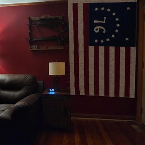 Bandera de EE. UU. TOP FLAGSINC, estilo Bennington 1776 con efecto de tinte de té, 3x5 pies, bordada, vintage, Betsy Ross, doble cara, 13 colonias, EE. UU. 76 - Product Image 2