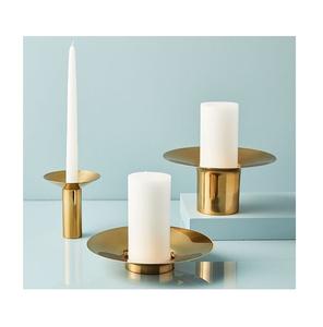 Fabricantes de excelente acabado portavelas de Metal para exportación en latón acero hierro aluminio para decoración de restaurante de Hotel en casa - Product Image 4