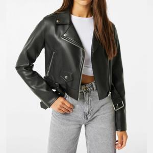 Élégant nouveau adulte femmes en cuir véritable brut court veste d'hiver respirant toile tenue décontracté meilleures tailles de qualité disponibles - Product Image 3