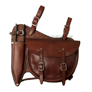 Bolsas de Sillín de Cuero al Por Mayor, Logotipo Personalizado, para Caballos, Diseñadas para Viajes de Larga Distancia y Equitación - Product Image 2