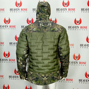 Veste de chasse en duvet isolée haute performance par temps froid avec veste de chasse en duvet extérieure robuste Camo élégante - Product Image 5