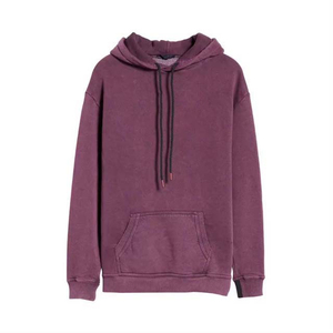Sweat-shirts à capuche pour hommes en coton French Terry 400G, effet délavé, broderie personnalisée OEM, style pull-over long, séchage rapide, pour l'hiver - Product Image 2