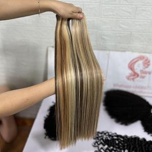 ผมมนุษย์เวียดนามดิบ 100% รวมส่วนต่อสีเปียโนกระดูกตรง - Product Image 5