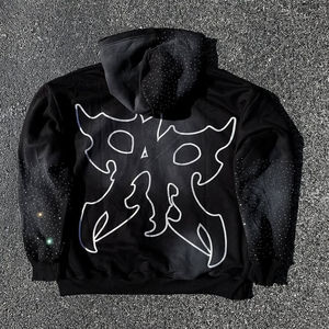 Dernier design de sweat-shirts pour hommes, en coton mélangé, à enfiler, avec un design personnalisé, léger, sweat-shirt brodé pour hommes - Product Image 1