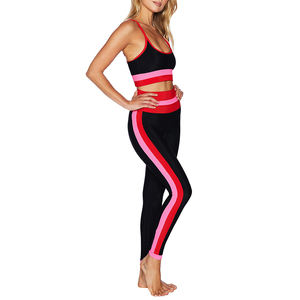Conjuntos de yoga sin costuras para mujer, conjunto de yoga para correr, traje de yoga deportivo para mujer, conjunto de yoga sin mangas para mujer - Product Image 2