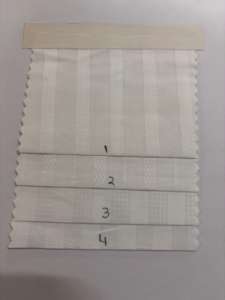 Tissu à rayures Dobby en coton peigné de luxe Giza 58 pouces pour chemises, robes, mariages et vêtements de sport - Product Image 2