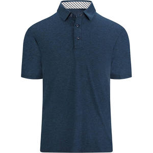 Hombres de alta calidad para Polo Último diseño Ropa informal transpirable Bajo MOQ Personalizado Tallas grandes Opciones personalizables - Product Image 1
