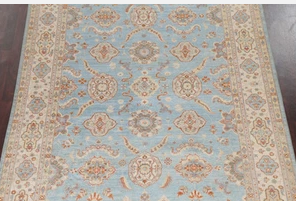 NOEUD RUG fait à la main noué de haute qualité laine Oushak nouveau design moderne travail doublure motif tapis pour salon, chambres à coucher - Product Image 5