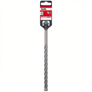Mèche de perceuse à percussion SDS Plus compatible Kwb 14x210mm pour béton armé HB4X 260214 pour maçonnerie et béton Qualité supérieure - Product Image 2