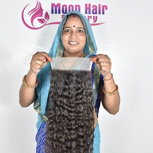 Cheveux naturellement bouclés closure disponibles à des prix compétitifs fournisseurs et exportateurs pur humain indien Remy disponible à la vente. - Product Image 1
