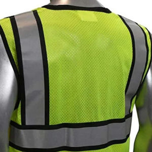 เสื้อกั๊กนิรภัยสำหรับผู้ชาย สะท้อนแสง มองเห็นได้ชัดเจน ป้องกันไฟฟ้าสถิตย์ ไซส์ใหญ่ ได้รับมาตรฐาน CE พร้อมโลโก้ตามสั่ง - Product Image 2