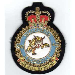 Este es un parche bordado del Real Cuerpo Aéreo (RCA) No. Insignias de alambre de la Escuadrón 617 - Product Image 3