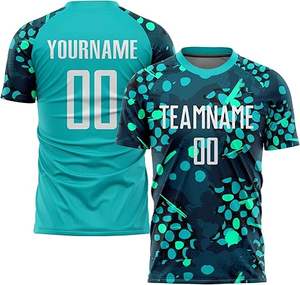 Uniforme de fútbol de poliéster 100% de último diseño, uniforme profesional para niños de nuevo estilo, Color sólido de calidad Premium a la venta - Product Image 4