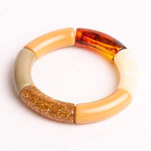 Pulseras de Cuentas de Resina de Alta Calidad, Diseño Duradero con Toque Artístico, Uso Diario, Estilo Clásico, Brazalete, Regalos de Moda - Product Image 1