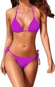 Conjunto de traje de baño de Bikini profesional OEM para mujer patrón de Paisley decoración de plumas logotipo personalizado 2 piezas colores personalizados de alta calidad - Product Image 2