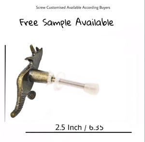 Boutons de porte et poignée de tiroir en fonte antique en laiton au design moderne de dinosaure pour armoire, commode, cuisine ou chambre à coucher - Product Image 3