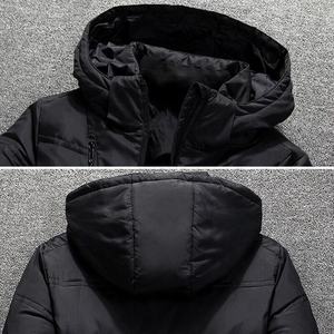 Veste en duvet de canard chaude d'hiver pour hommes Ski Snow Manteau épais à capuche Parka matelassé de haute qualité - Product Image 5