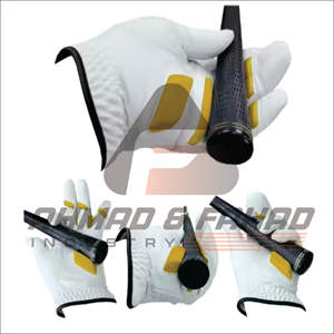 Gants de golf en cuir pour hommes Gauche Droite Doux Respirant Pure Cabretta Gants de golf en peau de mouton Accessoires de golf par A & F Industry - Product Image 2