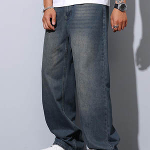 Nueva ropa de moda Ropa casual Pantalones de mezclilla de gran tamaño para hombres Nuevo estilo Uso al aire libre Streetwear Pantalones de mezclilla de gran tamaño para hombres - Product Image 4