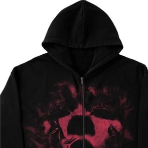 Sudaderas con Capucha de Primavera Ligeras y Transpirables Hechas a Medida de Alta Calidad para Hombre, con Parches Desgastados, Bordado, Tela de Felpa, 100% Algodón Vintage - Product Image 4