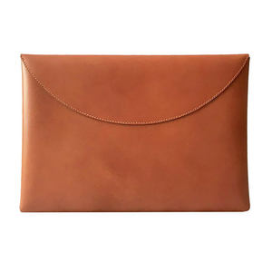 Housses pour ordinateur portable en cuir de buffle personnalisées 15 Sacs à main de qualité auprès de fournisseurs indiens Achetez des housses et housses pour ordinateur portable de qualité pour l'exportation - Product Image 1