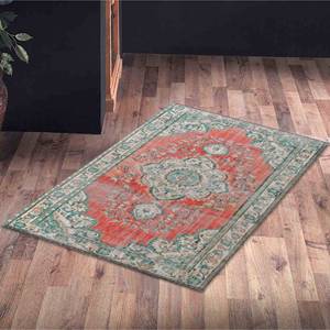 Printed <b>Rug</b>: <b>Boho</b> Turquoise Accent <b>Rug</b> for Home Decor,Nonwoven Thin <b>Rug</b> - Product Image 5
