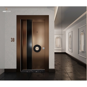 Porte d'entrée en acier inoxydable ABSDOOR, design intérieur élégant, isolation thermique et acoustique manuelle, caractéristiques réglables - Product Image 5